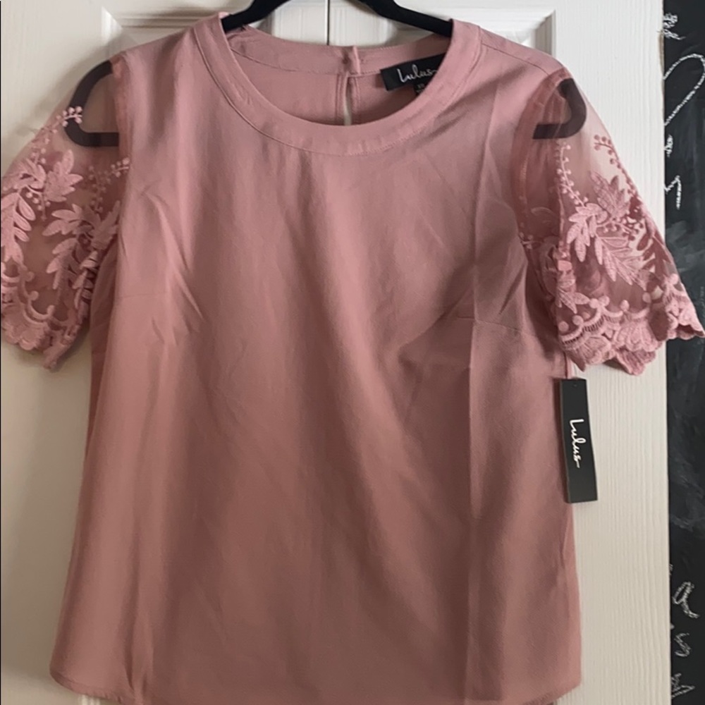 lulu's pink blouse